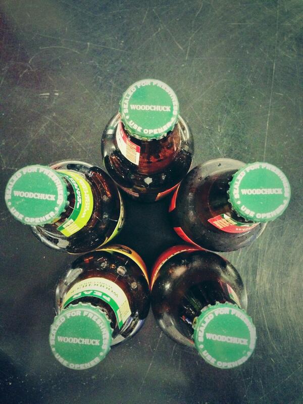 Gomersnorth's tweet photo. A great cider tasting tonight! Come on in from 4-7 and try some awesome @WoodchuckCider ciders! http://t.co/h77SG6umoL
