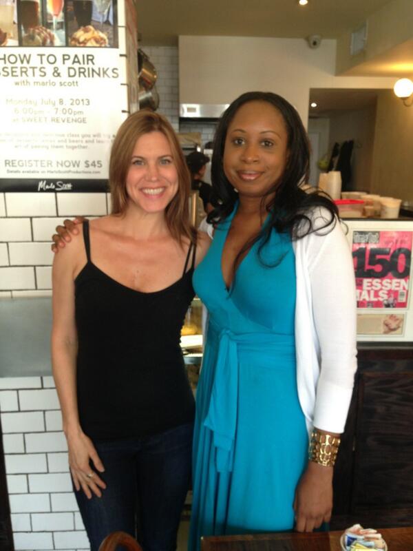 A lovely lunch w/ @NicoleMcCullum, owner of CaptivateDesigns.com  Chk out her web design/internet mktg services!