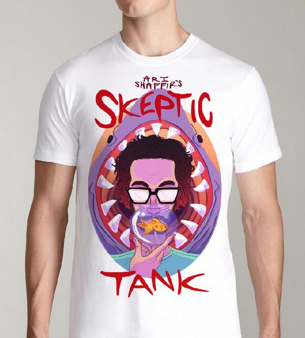 jayarrsteiner's tweet photo. NEW SKEPTIC TANK SHIRT COMING! FINALLY! 2 WEEKS! AAH! @arishaffir http://t.co/PXWhEmzdsv