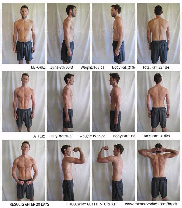 Results From Push Ups Before And After