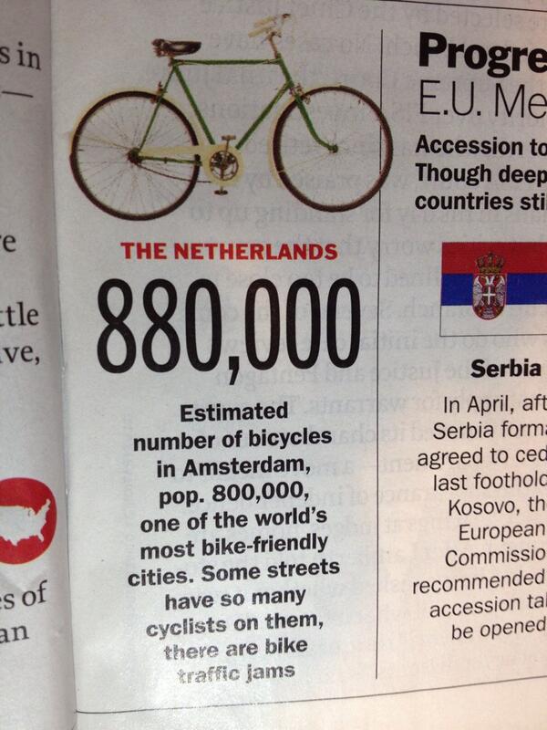 BWarendorf's tweet photo. .@DMendiburu @glouch84 @maugenius @MCFonsecaM Mira, las bicis de Holanda 🚲 en @TIME de esta semana! http://t.co/RIlRjzkErx