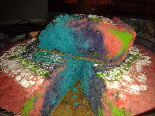 AzulMalerba's tweet image. Torta de colorees :) #Flashera