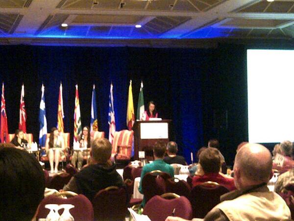 TrusteeKSmith's tweet image. Miyoung Lee of CBC hosting student panel talking about challenges of diversity in schools for students #CSBA2013