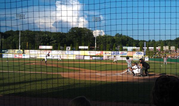 KTesque's tweet image. And for you baseball fans out there Mark Appel's first pitch of his professional debut was a triple. #numberonepick