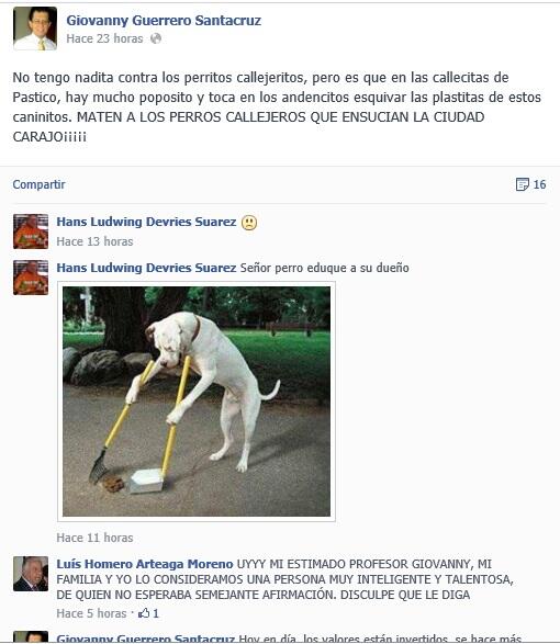 alexandermuoz00's tweet photo. Es increible como el ser humano puede ser tan ignorante  para pedir la muerte de un animal  #NO + MALTRATO ANIMAL http://t.co/lUx7DIykxt