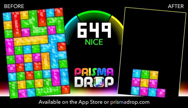 robinhopeross's tweet photo. NICE: I just scored 649 points in @prismadrop from #amusesme http://t.co/O5ttJZAItg