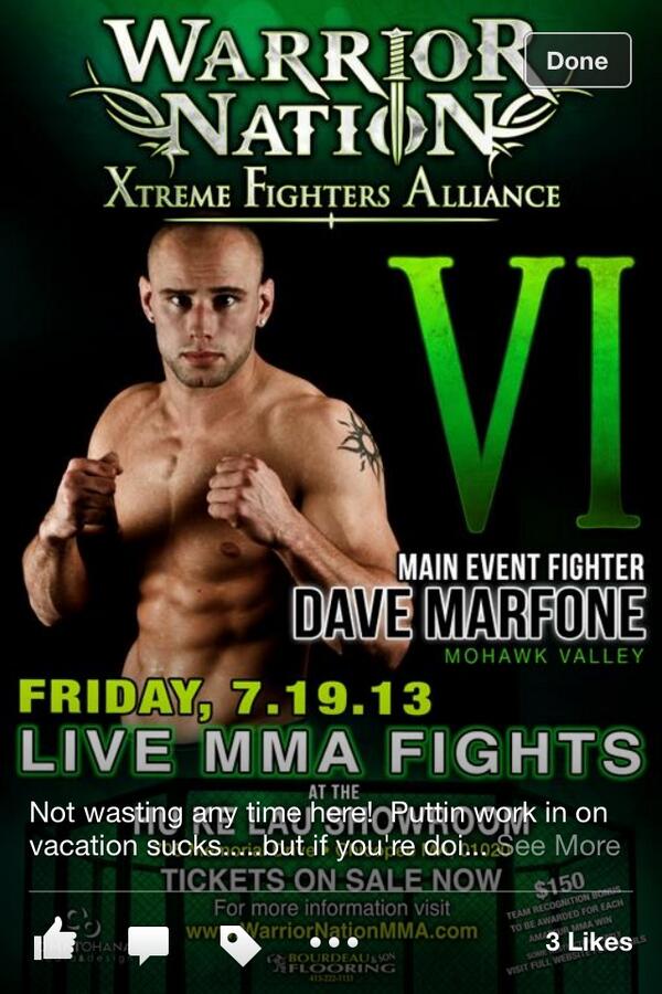 DMarfone's tweet photo. Fight time just around the corner http://t.co/g1mDgeOKTu