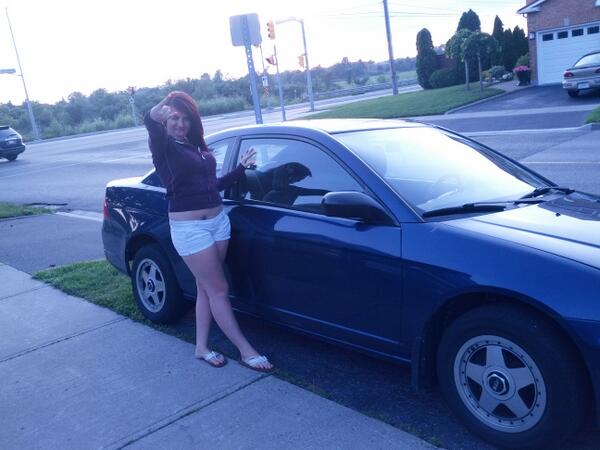 On our way to tonights show with these two beauts<3 #metal #women #cars