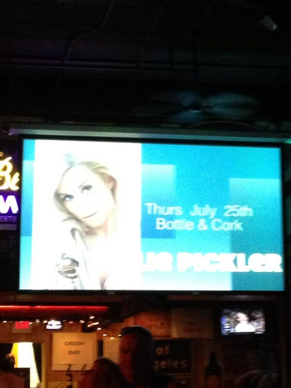 DanielleCox07's tweet photo. @kelliepickler at the Bottle &amp; Cork now! Can't wait until the 25th! :) Bring some good 'ole country music to Dewey! http://t.co/CFvQSxXeil