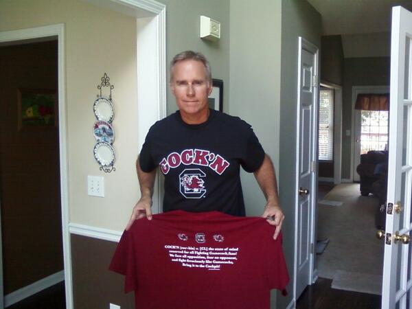 FollowGamecocks's tweet photo. Now taking orders for NEW COCK'N shirts. $23.00 includes ship/tax Off. licensed product.  Avl in Garnet, Black &amp; Wht. http://t.co/bKuNleFbTT