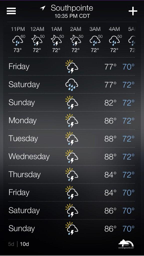DrewGnzalez's tweet photo. Rain for days... and days http://t.co/9BpB34AvK9