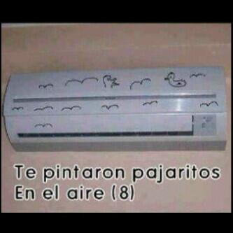 darwing1992's tweet photo. Te pintaron pajaritos en el aire http://t.co/Dcx2GEbToZ