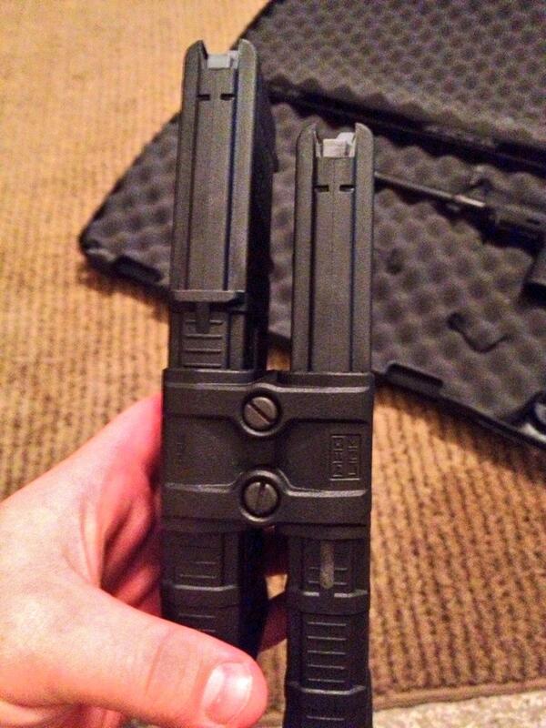 NAB187's tweet image. Officially got that fast mag perk in real life. #Magpul #MagLink
