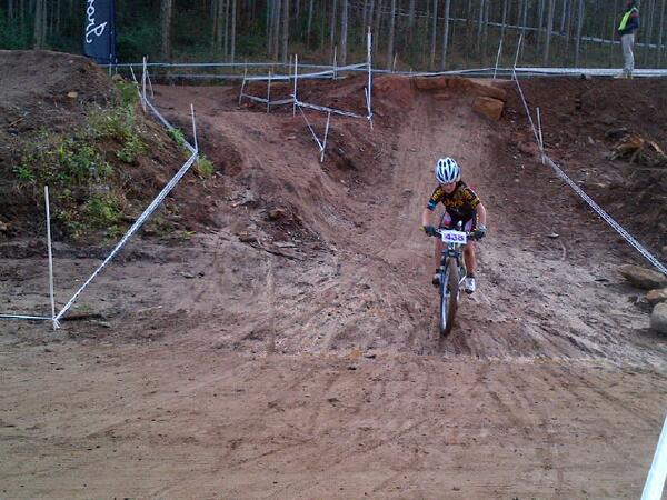 <a href="/BeaniThies/">Beani Thies</a> coming to finish her race! <a href="/teamjeep/">JeepLife</a> <a href="/GUEnergySouthAf/">GU Energy SA</a>