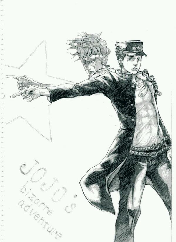 ジョジョ:空条承太郎
過去絵より 
