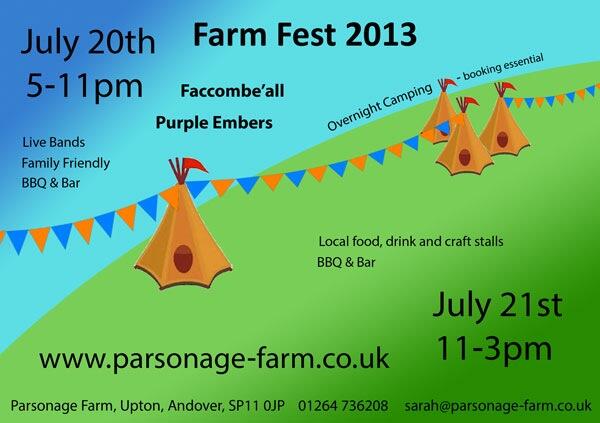 parsonagefarm's tweet photo. Family friendly Farm Fest July 21, live bands The Torn Off Strips, Purple Embers and Faccombe'all. http://t.co/eB8VKGM1iu