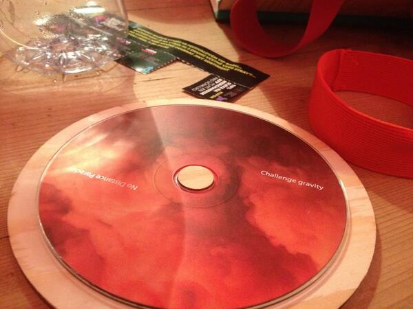 charliestraight's tweet photo. Band to check out: NO DISTANCE PARADISE. Beautiful wooden CD I was given last night. Saw them LIVE in Ostrava. Å. http://t.co/T4Cow3kqcR