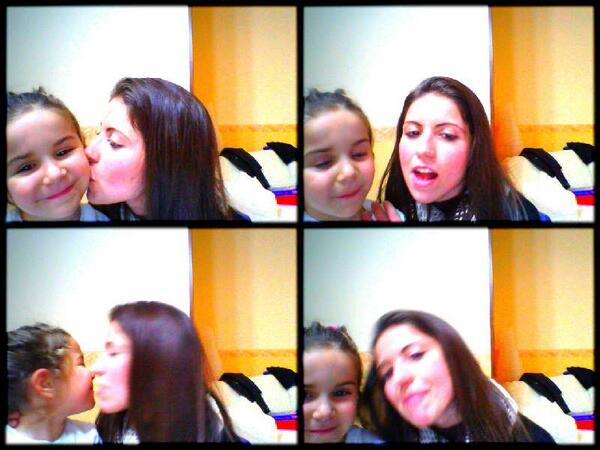 veronicarosso1's tweet photo. io e la mia principessa  ,,,, http://t.co/otLIFdT4c8