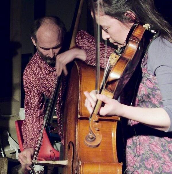 AlisonBlunt's tweet photo. Lode is @dafmusicDavid on 'double bass and things' &amp; @AlisonBlunt on 'violin and things' http://t.co/aFKKf0QFkd http://t.co/Z1w5uX0xcU