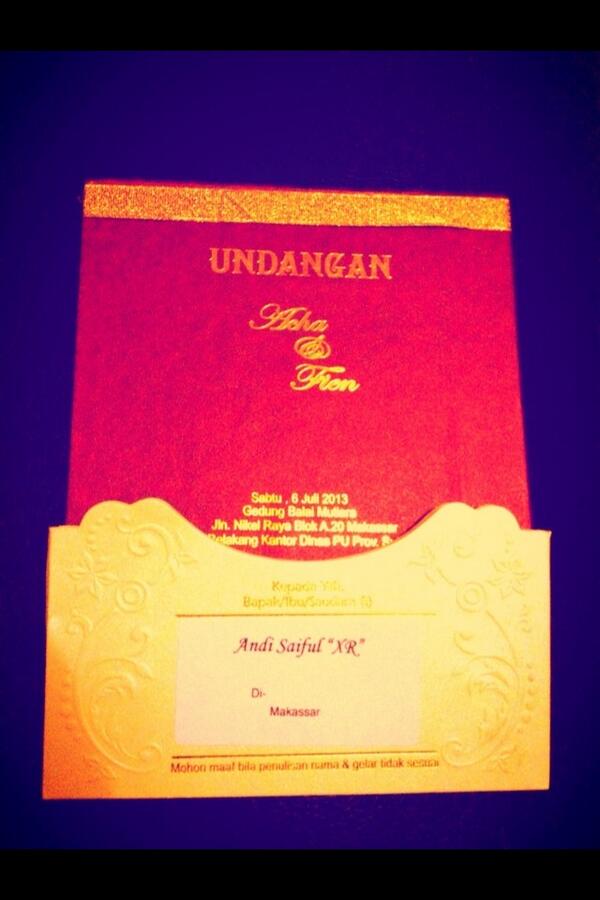 Happy Weeding XR Acha Makassar. katanya salam semua buat XR yang ada di indonesia. <a href="/XRULES_Autoclub/">X RULES Autoclub</a>  #WOTR