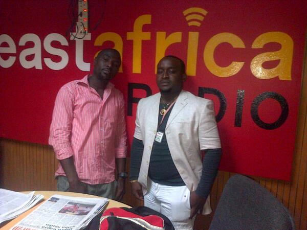 NdaukaRose's tweet photo. TNG at EA radio wakitambulisha nyimbo ya CRAZY MAN http://t.co/fG8gb2DtnQ
