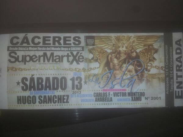 Venta anticipada de entradas para supermartxe en el BAR MORUCHERO! <a href="/DiscoLaIslaAlde/">Discoteca La Isla</a>