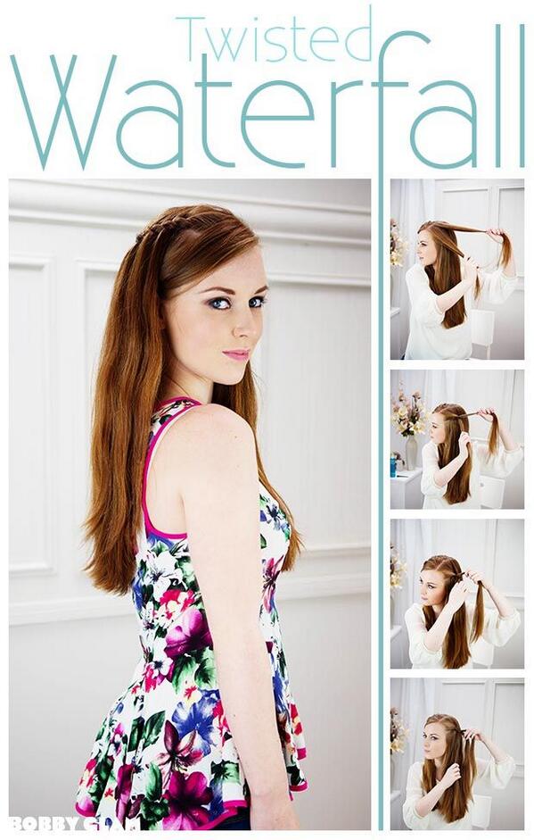 HairStyIes's tweet photo. Twisted Waterfall Braid. http://t.co/nIFbf2Tlr5