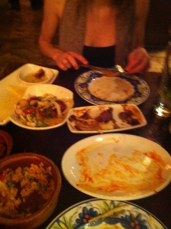 BasilStrang1's tweet image. Tapas with the girlfriend. Life is good. And tasty