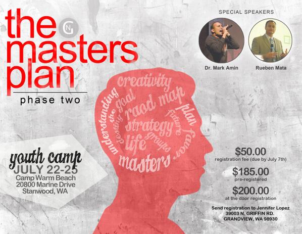 Upcoming Youth Camp 2013: July 22-25 - Get all the info here northwestapostolic.org/event-youthcam…