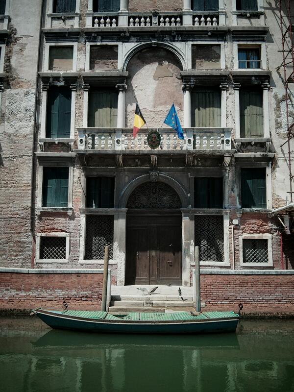 It's good to be back in Belgium. #venice #LaBiennale