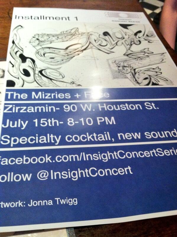 InsightConcert's tweet photo. Deets for 7/15 http://t.co/necSQtX5Uj