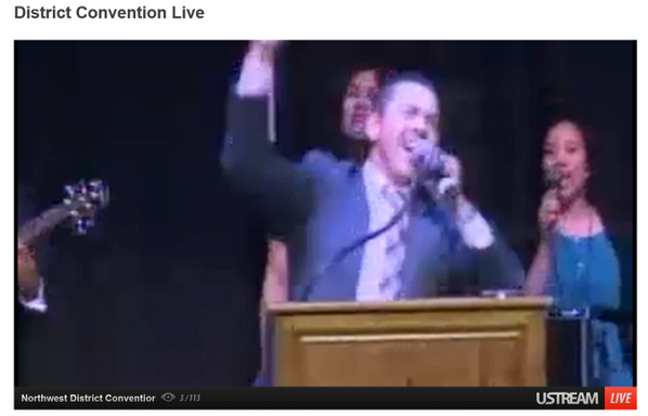 Convention Service Live! Vamos a Cantar con voz de jubilo! #nwconvention <a href="/nwdistrict/">Northwest District</a>
