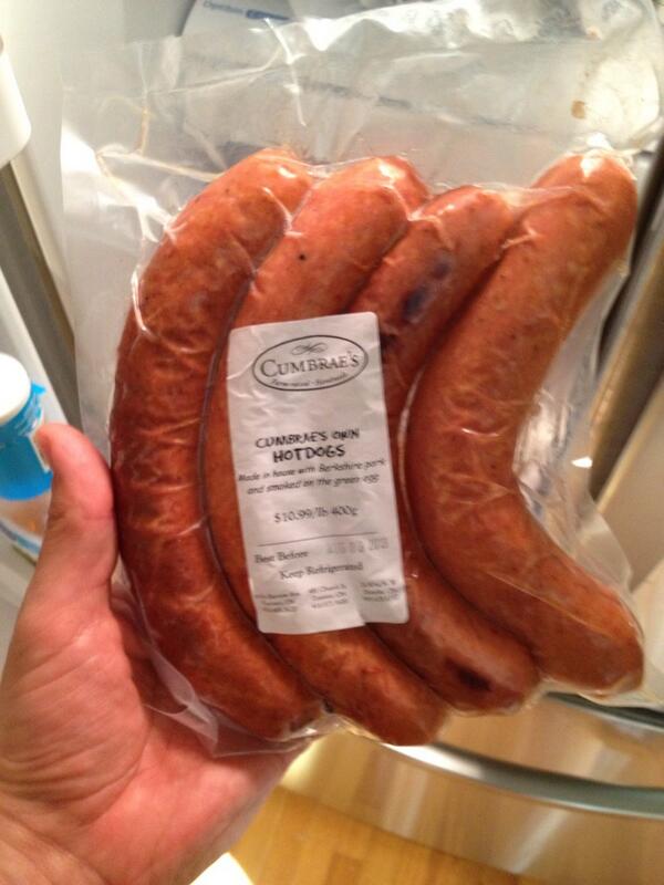 DougPerkin's tweet image. Cumbrae's  in-house made hot dogs.  For all the hotdog aficionados out there, this is your holy grail.