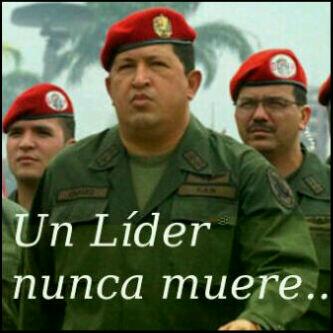 #SigamosElCaminoDeChávez   Un lider nunca muere como nunca moriras tu ComandanT nos enseñast a Querer la patria vivira