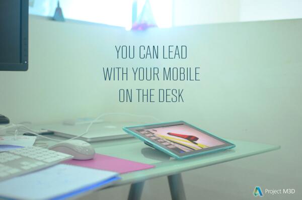 projectM3D's tweet image. You can lead with your ‎#mobile on the desk. - ‎#3D ‎#CAD