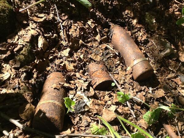 ww1photographs's tweet photo. A dangerous find: austrian shells in the wood, #tonalepass http://t.co/HFHMILdsyz