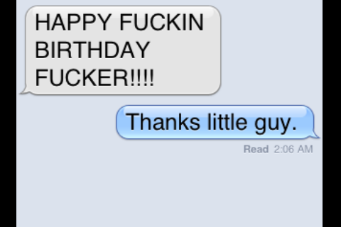 JJohnson0712's tweet photo. Love birthday text. http://t.co/H9VJvQqqEa
