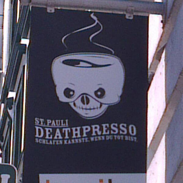 Ein Morgen mit ner Ansage nach unserem Geschmack. #deathpresso #Hamburg