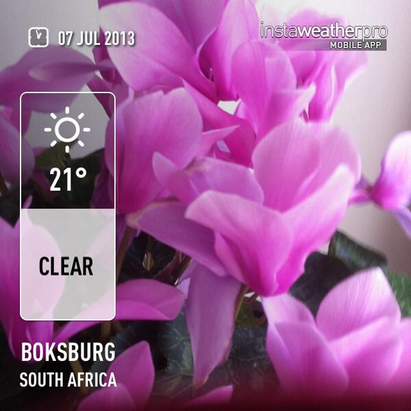 Frankhom's tweet photo. #instaweatherpro app http://t.co/NHtP5Sl0ny #weather now in #Boksburg #wx http://t.co/RUvZURwZr5