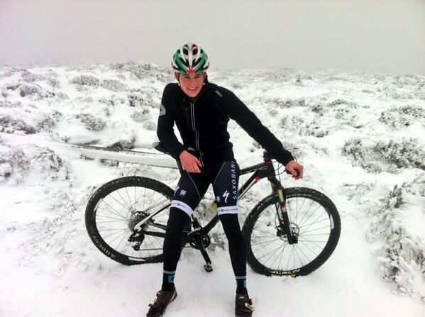 _joelrogers_'s tweet photo. Managed some proper winter training today #HTFU #snow http://t.co/nMQ4haglP8