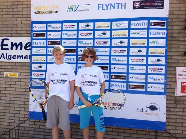1e wedstrijden gespeeld, superleuk toernooi!! Dat belooft wat voor het Emelwerth Open voor de rest vd week..