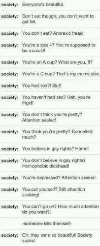 SuicideProblems's tweet image. Society.