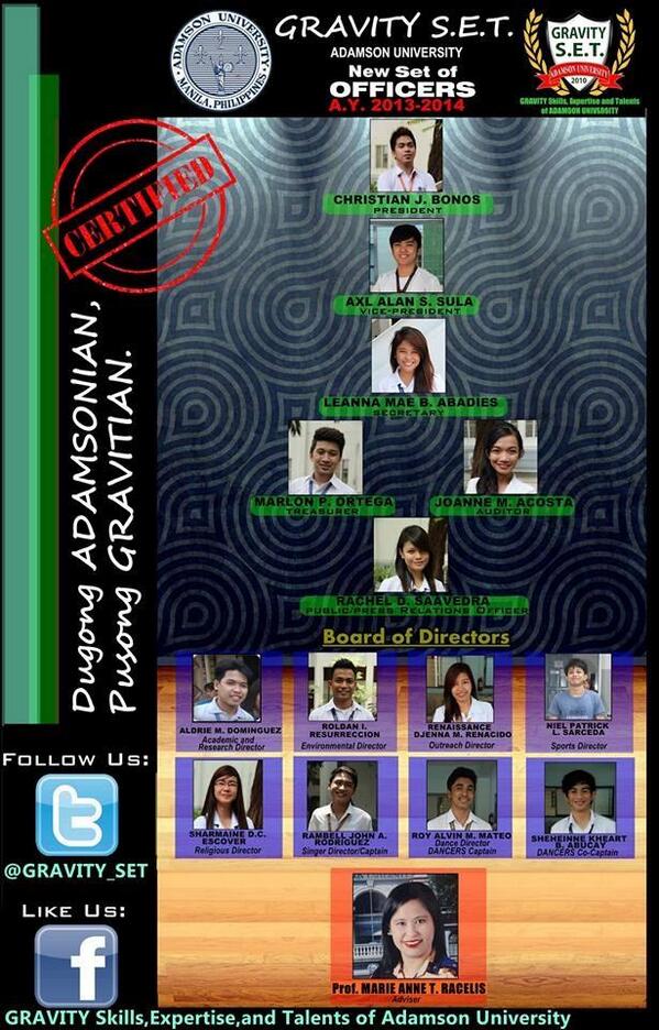 annemazinggrace's tweet image. Mga minamahal kong OFFICERS! Credits to Mr.Pres  @ianiks25 #InUnityWeStand ;) #ChristianAxlMarlonIyaRachelJoanne