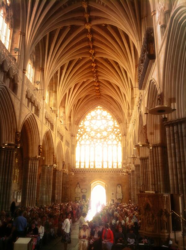 Saying goodbye to <a href="/StMargaretsSch/">St Margaret's School</a> at <a href="/ExeterCathedral/">ExeterCathedral</a>