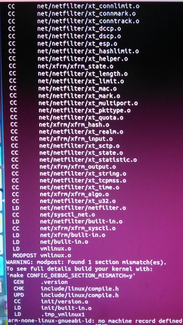 J_Point_Podel's tweet photo. make kernel got error http://t.co/8UpgB0QqOe