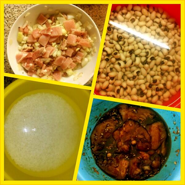 JASLowe86's tweet image. Sunday meal thought I would put some effort in. Garlic honey chicken peas and rice prep #whayadumb #ItsLevels2This