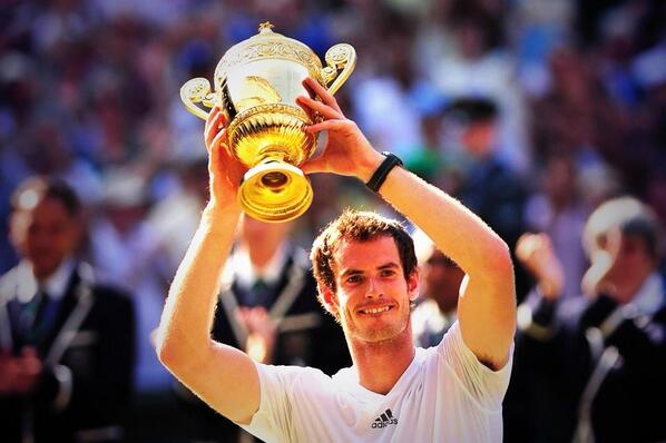 Yes!! Well done Andy Murray on winning #Wimbledon.  #andymurray