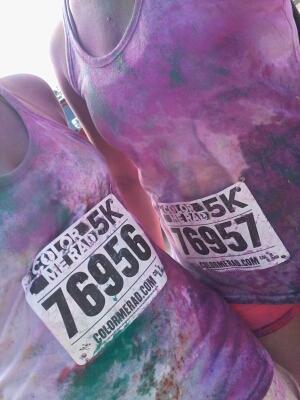 a_Stradeski's tweet photo. Actually ran the whole 5km after a night of drinking. #colormerad #successssss http://t.co/098R0qilrC