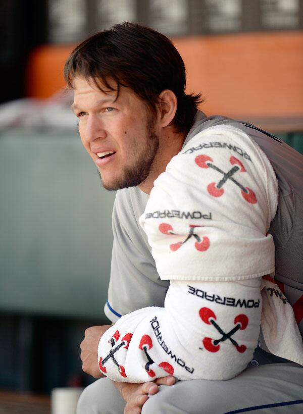 MLB's tweet photo. Clayton Kershaw’s last two starts, both wins: 17 IP, 7 H, 1 R, 1 BB, 11 Ks. Season ERA down to @MLB-best 1.89. #Nasty http://t.co/9ZCwFfVQiw