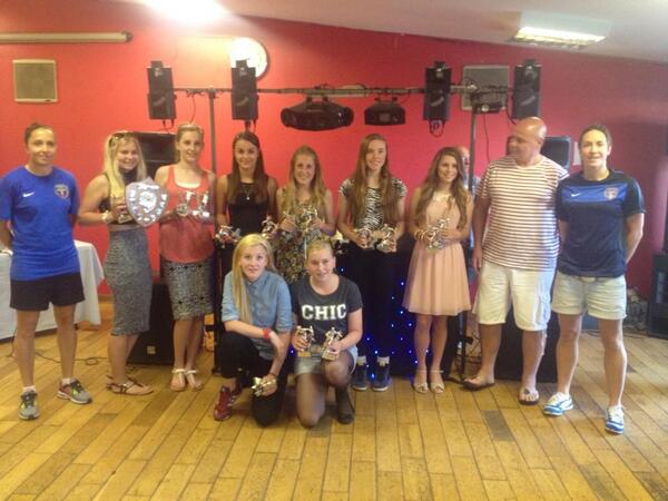 Melksham U15's with the Corinne and Laura from Bristol Academy!!